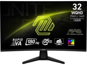 MSI 32" WQHD 2K 1440P 180Hz with AMD FreeSync 0.5ms Curved Gaming Computer Monitor